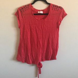 Zara red-orange T-shirt